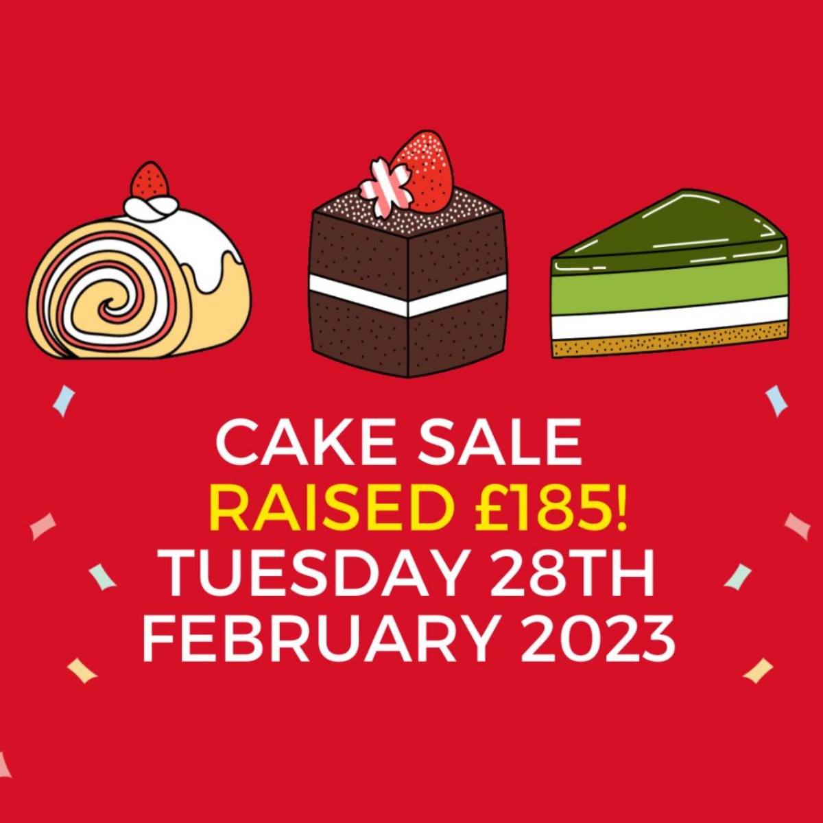 Woolwich Polytechnic School for Boys Cake Sale Fundraising Total!